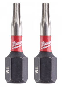 Milwaukee Shockwave Impact Duty™ csavarozó bit, 25 mm, TX BO9, 2 db/bliszter termék fő termékképe