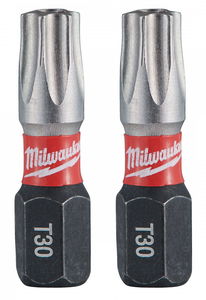 Milwaukee Shockwave Impact Duty™ csavarozó bit, 25 mm, TX BO30, 2 db/bliszter termék fő termékképe