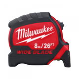 Milwaukee Széles prémium mérőszalag, 8 m  / 26 láb / 33 mm