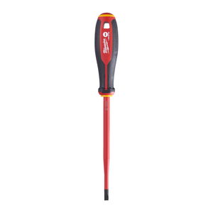 Milwaukee Tri-Lobe VDE szigetelt lapos csavarhúzó 3-oldalú markolattal, 1.2 x 6.5 x 150 mm termék fő termékképe