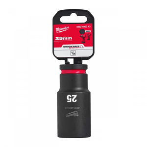 Milwaukee Shockwave Impact Duty™ 1/2"-os gépi dugókulcs fej, hosszú, 6-lapú, 25 mm termék fő termékképe