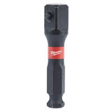 Milwaukee Shockwave Impact Duty™ dugókulcs adapter, gépi, 7/16" hatszög - 1/2" négyszög, 70 mm