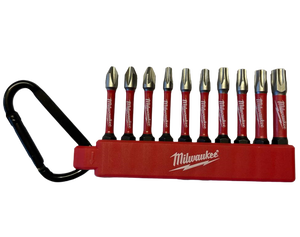 Milwaukee SET1 Shockwave Impact Duty™ karabíneres bitkészlet, 10 darabos termék fő termékképe