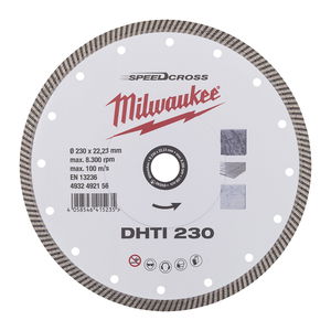 Milwaukee Speedcross DHTi gyémánt vágótárcsa, Ø230 mm termék fő termékképe