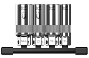 Milwaukee 3/8"-os gyertya dugókulcs készlet, 6-lapú, 4 részes termék fő termékképe