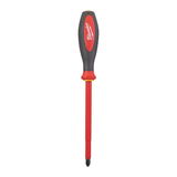 Milwaukee Tri-Lobe VDE szigetelt Phillips csavarhúzó 3-oldalú markolattal, PH3 x 150 mm