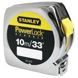 Stanley 0-33-443 POWERLOCK® ABS műanyagházas mérőszalag, 10 m / 33 ft