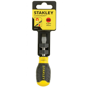 Stanley 0-64-917 CushionGrip™ lapos marokcsavarhúzó, 6.5 x 45 mm (bliszteres) termék fő termékképe