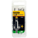 Stanley 1-PAA42T popszegecs, 3 x 3 mm, 25 db/csomag