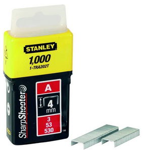 Stanley 1-TRA202T "A" tűzőkapocs 4 mm, 1000 db/csomag termék fő termékképe