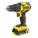 Stanley FMC607D2 FATMAX® szénkefe nélküli akkus fúró-csavarozó (2 x 2.0 Ah Li-ion akkuval, kofferben)