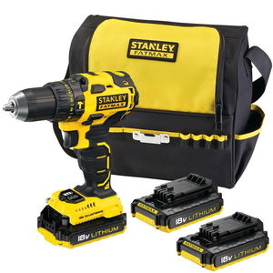 Stanley FMC627D3S FATMAX® szénkefe nélküli akkus ütvefúró-csavarozó (3 x 2.0 Ah Li-ion akkuval, szövet szerszámtáskával) termék fő termékképe