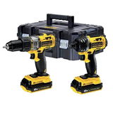 Stanley FMCK461D2T FATMAX® 18 V COMBO akkus gépcsomag (2 x 2.0 Ah Li-ion akkuval, Pro-Stack kofferben)