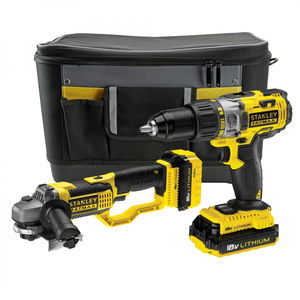 Stanley FMCK464D2 FATMAX® 18 V COMBO akkus gépcsomag (2 x 2.0 Ah Li-ion akkuval, szövettáskában) termék fő termékképe