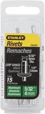 Stanley 1-PAA62T popszegecs, 5 x 3 mm, 15 db/csomag