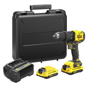 Stanley SFMCD710D2K FATMAX® V20 akkus fúró-csavarozó (2 x 2.0 Ah Li-ion akkuval, kofferben) termék fő termékképe