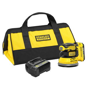 Stanley SFMCW220D1S FATMAX® V20 akkus excentercsiszoló (1 x 2.0 Ah Li-ion akkuval, szerszámtáskában) termék fő termékképe