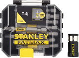 Stanley STA88566-XJ FATMAX® 50 mm torziós torx bit készlet + mágneses csavarrögzítő, 10 részes