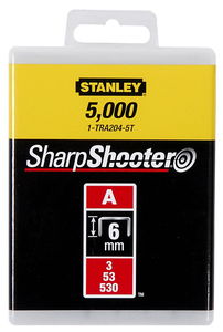 Stanley 1-TRA206-5T "A" tűzőkapocs 10 mm, 5000 db/csomag termék fő termékképe