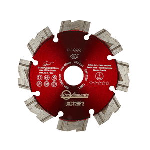 Prodiamante LSXCT125HP12 vasaltbeton vágókorong Ø125mm termék fő termékképe