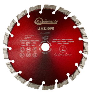 Prodiamante LSXCT230HP12 vasaltbeton vágókorong Ø230mm termék fő termékképe