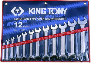King Tony 12 részes villáskulcs készlet coll 1/4˝-1-1/4˝ 1112SR termék fő termékképe