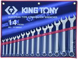 King Tony 14 részes csillag-villáskulcs készlet 5/16-1-1/4˝ 1214SR