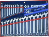 King Tony 26 részes csillag-villáskulcs készlet 6-32mm 1226MR