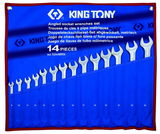 King Tony 14 részes ultra könnyű csillag-villáskulcs készlet 8-24mm 12A4MRN