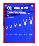 King Tony 6 részes fékcsőkulcs készlet 8-22mm 1306MRN