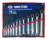 King Tony 12 részes egyenes csillagkulcs készlet 6-32mm 1C12MR