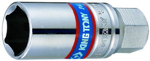 King Tony Gyertya-dugókulcs 3/8˝ 21mm, gumibetétes   363521 termék fő termékképe