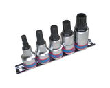 King Tony 5 részes 1/2˝-os spline-bitfejkészlet  4105PR