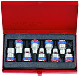 King Tony 9 részes 1/2˝-os hatszög bitfejkészlet  L=55mm 4110PR