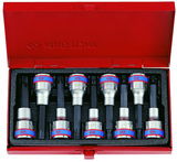 King Tony 9 részes 1/2˝-os torx bitfejkészlet  L=80mm  4119PR