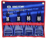 King Tony 4 részes zégerfogó készlet 42114GP