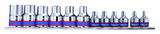 King Tony 12 részes 1/2" & 3/8˝-os torx dugókulcs készlet bliszteren 7113PR