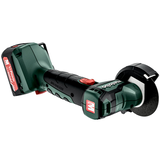 METABO POWERMAXX CC 12 BL akkumulátoros sarokcsiszoló (2 x 2.0 Ah Li-Power akkuval, metaBOX kofferben)