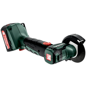 METABO POWERMAXX CC 12 BL akkumulátoros sarokcsiszoló (2 x 2.0 Ah Li-Power akkuval, metaBOX kofferben) termék fő termékképe