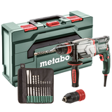 METABO UHE 2660-2 Quick SET SDS-plus multikalapács (metaBOX kofferben) + SDS-plus fúró-vésőkészlet (10 részes)