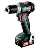 METABO POWERMAXX BS 12 BL akkumulátoros fúró-csavarozó (2 x 2.0 Ah Li-Power akkuval, metaBOX kofferben)