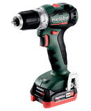 METABO POWERMAXX BS 12 BL szénkefe nélküli akkumulátoros fúró-csavarozó (2 x 4.0 Ah LiHD akkuval, metaBOX kofferben)