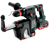 METABO KH 18 LTX BL 24 Q szénkefe nélküli akkumulátoros SDS-plus kombikalapács (2 x 5.5 Ah LiHD akkuval, metaBOX kofferben) + beépített porelszívás