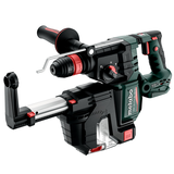 METABO KH 18 LTX BL 28 Q SET ISA szénkefe nélküli akkumulátoros SDS-plus kombikalapács (akku és töltő nélkül, metaBOX kofferben) + beépített porelszívás