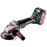 METABO WB 18 LTX BL 15-125 Quick szénkefe nélküli  akkumulátoros sarokcsiszoló (2 x 5.5 Ah LiHD akkuval, metaBOX kofferben)