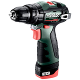 METABO POWERMAXX SB BL akkumulátoros ütvefúró-csavarozó (2 x 2.0 Ah Li-Power akkuval, műanyag hordtáskában)