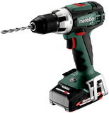 METABO BS 18 LT COMPACT akkumulátoros fúró-csavarozó (2 x 2.0 Ah Li-Power akkuval, metaBOX kofferben)