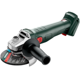 METABO W 18 L 9-125 akkumulátoros sarokcsiszoló (akku és töltő nélkül, metaBOX kofferben)