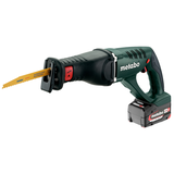 METABO ASE 18 LTX akkumulátoros kardfűrész (2 x 5.2 Ah Li-Power akkuval, metaBOX kofferben)