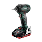 METABO SSD 18 LTX 200 BL szénkefe nélküli akkumulátoros ütvecsavarozó, 1/4" befogás (2 x 4.0 Ah LiHD akkuval, metaBOX kofferben)